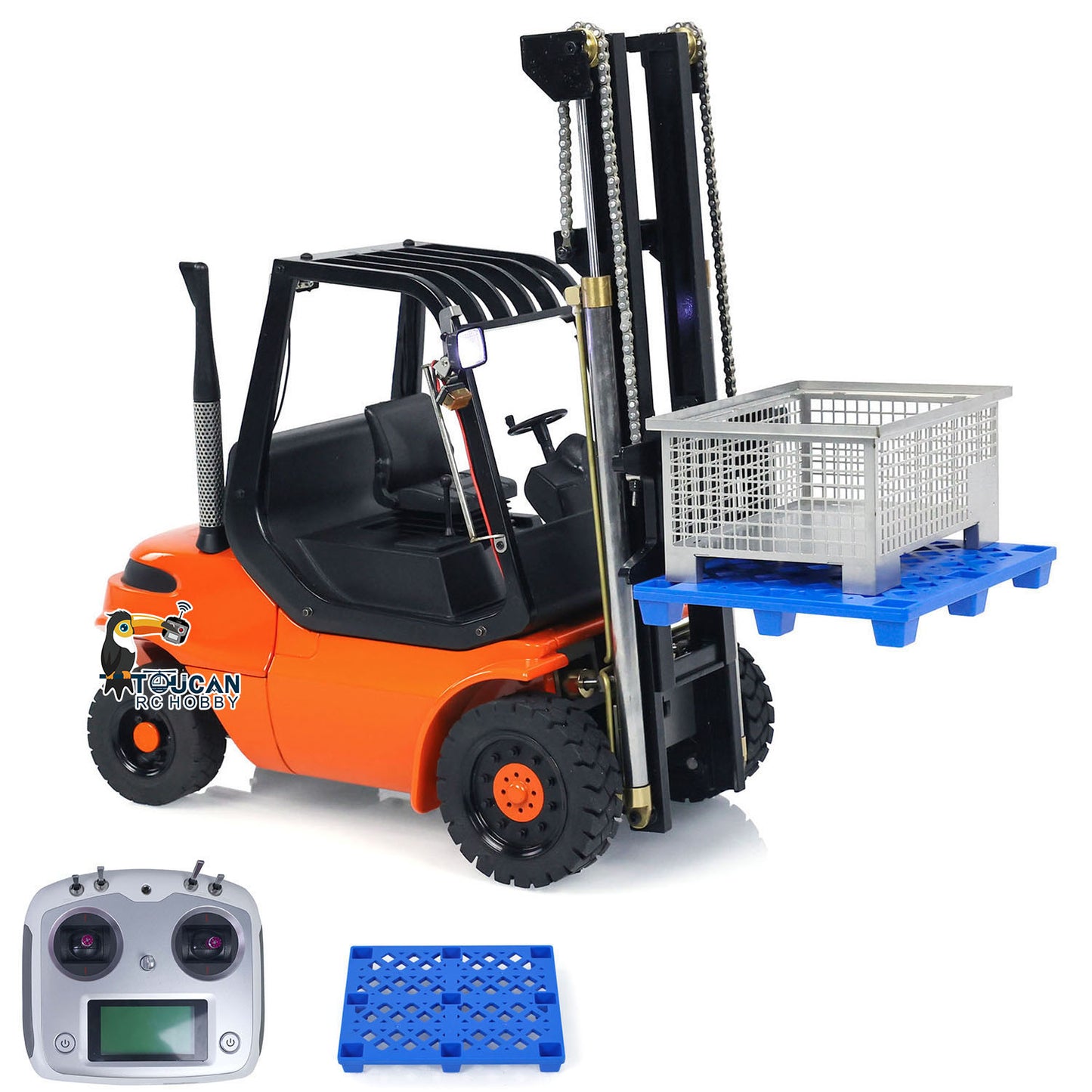 1/14 Hydraulic RC Forklift Wheeled Transfer Car