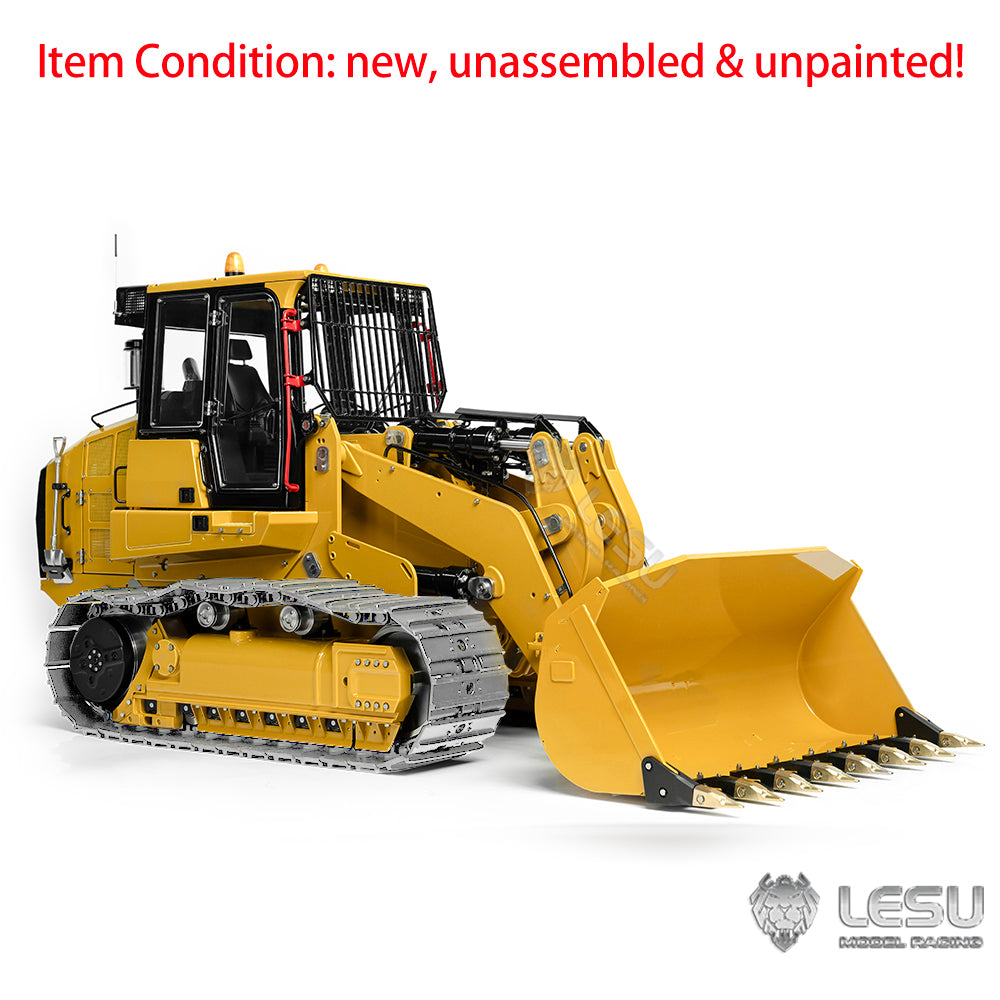 LESU 1/14 973K Hydraulic RC Loader Metal Tracked Model Without Rear Plow Openable Bucket KIT