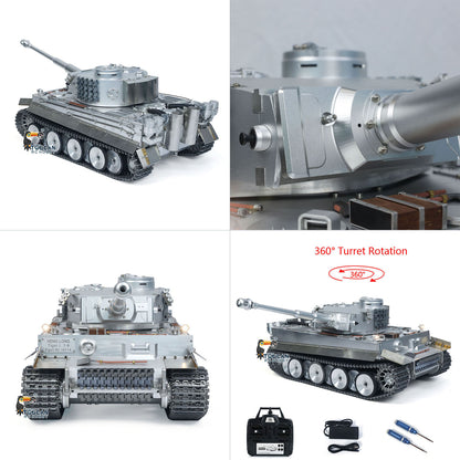 Henglong 1/8 Scale Full Metal German Tiger I RTR RC Tank 3818 Model Tracks Wheel