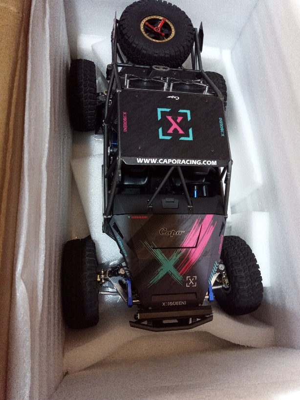 Second Hand US Stock Capo U4 Queen 1/8 RC Crawler Car 2 Speeds Remote Control Racing Vehicles CD1582X Light Sound Smoke
