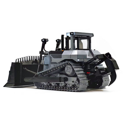 1/14 Metal RC Hydraulic Bulldozer DXR2 Light System Openable Door Remote Control Construction Vehicle JDM-98 Ultra Flysky Radio