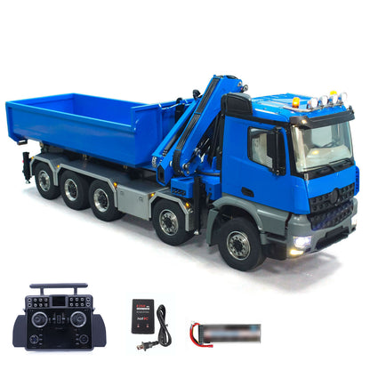 10x10 1/14 RC Hydraulikkran LKW Volldumper RTR XRLite Radio