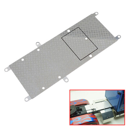 Metal Anti-skid Plate Tool Box for 1/14 RC Tractor Truck Remote Control Car 56344 Model