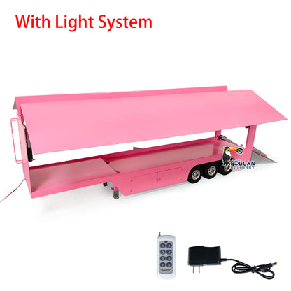 1:14 RC Mobile Stage Vehicles Remote Control Roadshow Trailer Truck With Lights