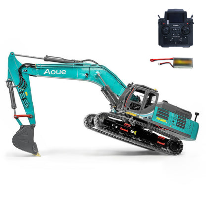 EN STOCK 1/14 LESU AOUE SK5LC Excavatrice RTR assemblée peinte hydraulique B0018 avec chargeur de batterie pour système RC