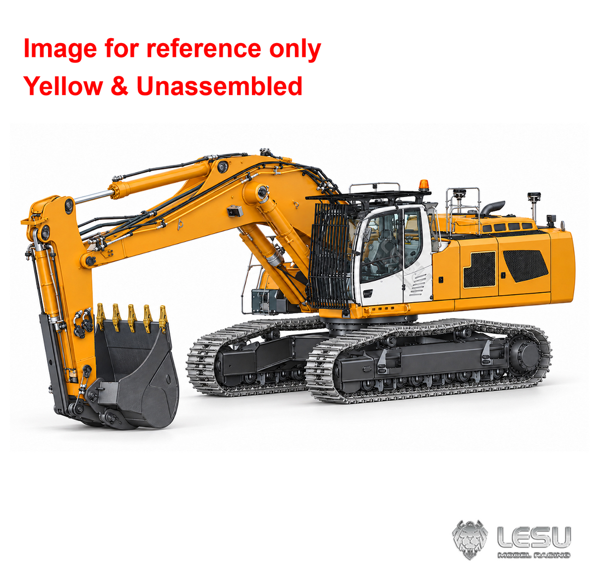 LESU LR956 1/14 Metal 2Arms RC Hydraulic Drive Excavator B0029 Dual Pumps KIT/PNP/RTR with 9CH Valve Light System Electronic Display Screen