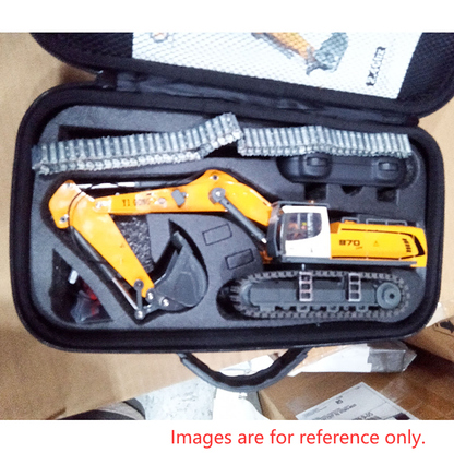 Second Hand US Stock 1/50 RC Excavator K970 Engineering Vehicle Remote Control Electric Lifting Digger Metal Bucket Tracks Light Sound RTR Battery