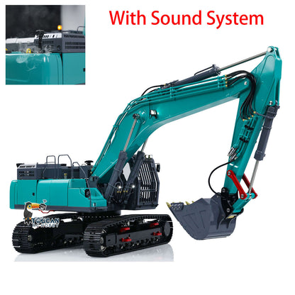 1/14 LESU SK5LC RC Hydraulic Painted Assembled Excavator B0018 With Sound System Smoke Quick Coupler