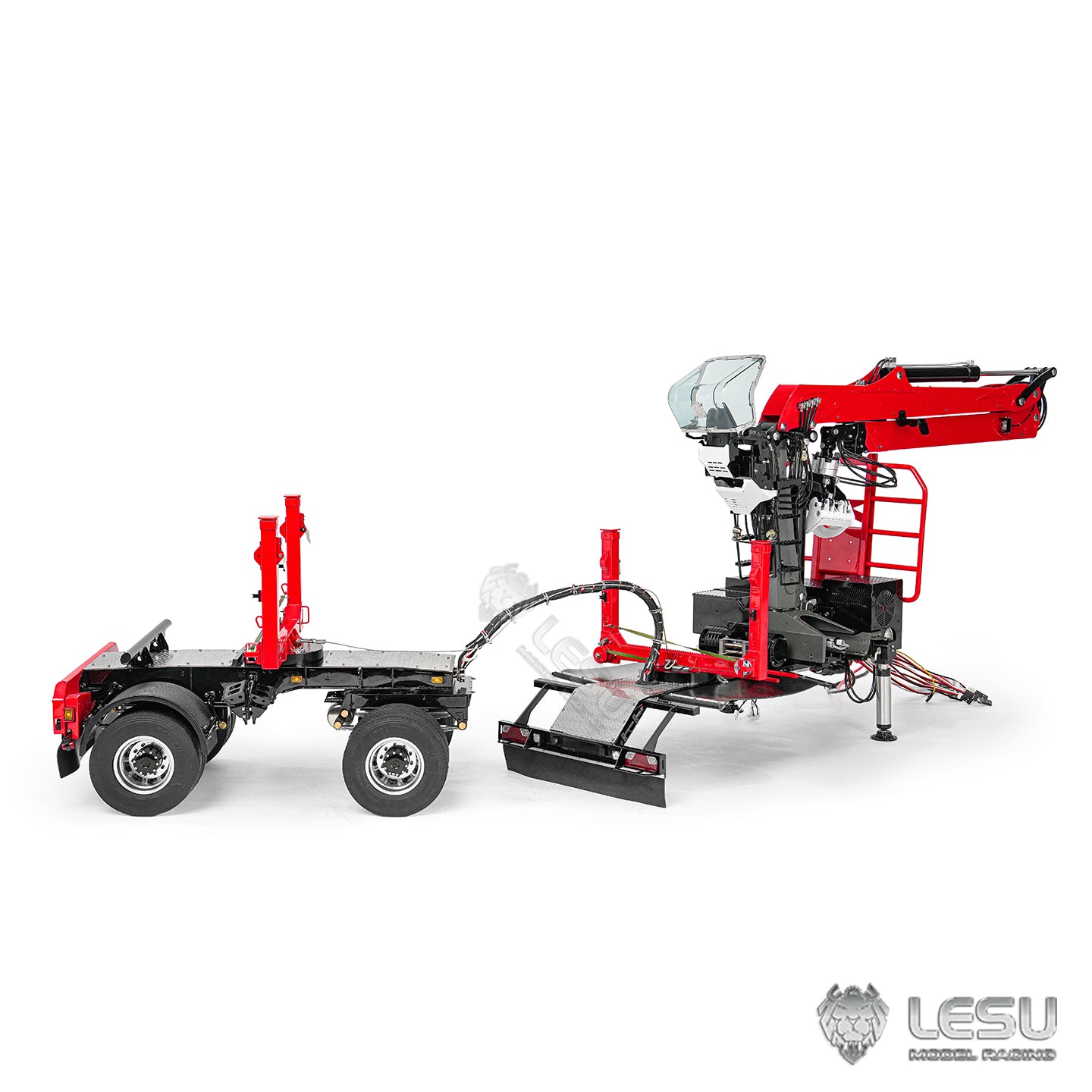 Deposit New Product Pre-order LESU 1/14 Metal Long Log Trailer RC Model