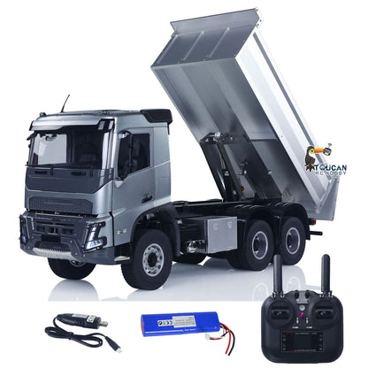 DoubleE E015 001 1/14 RC Dump Truck 6X4 Electric Lifting Remote Control Tipper Metal Drive Shafts Chassis Model Vehicle RTR