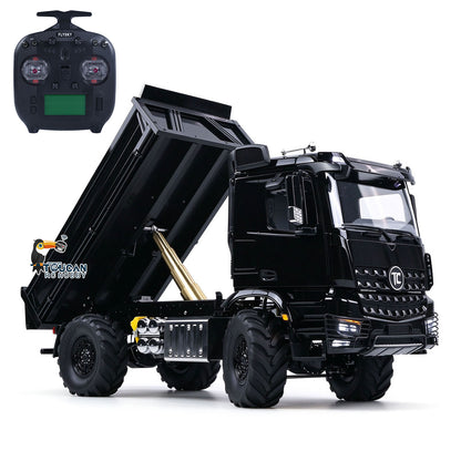 3363 MD 1/14 4x4 Metal Remote Control Hydraulic Dumper 2Speed Gearbox Differential Locks RC Tipper Model ST8 Radio Light Sound
