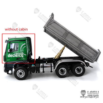 LESU 1/14 Metall 6x6 RC Hydraulische Dumper Lkw Z0009