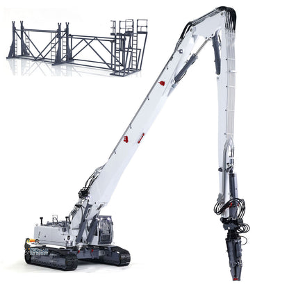 LESU 1/14 RC Hydraulic Demolition Excavator Aoue LR960 Finished Heavy Digger Model 960 PNP Version