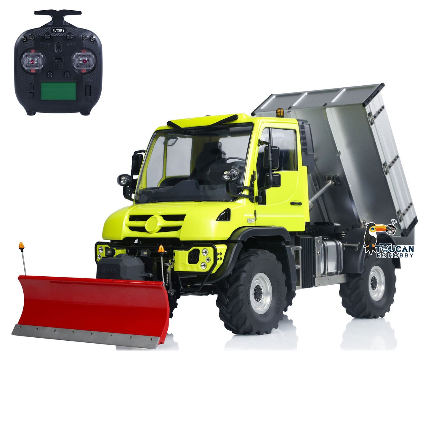 U423 1:10 4X4 Hydraulic RC Off-road Dump Crawler With Snow Blade