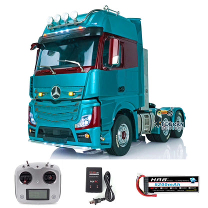 TOUCAN 1/14 RC Tractor Truck 3363 6x6 Metal Chassis 3Speed Gearbox Remote Control Lorry RTR Cars Model