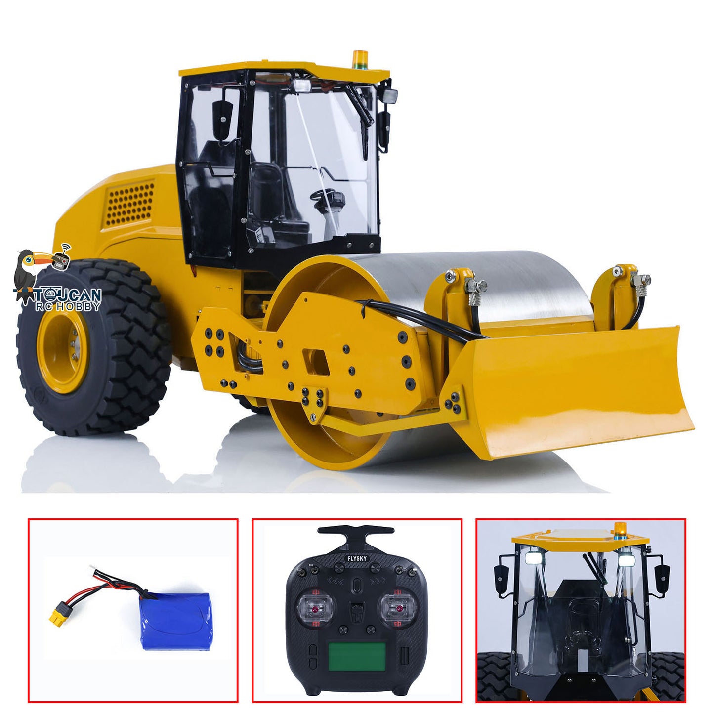 1/12 CS11 Hydraulic Remote Control Road Roller