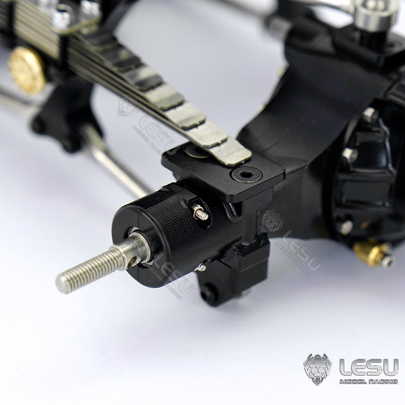 LESU Metal Rear Suspension Set Pneumatic Suspension for TAMIYA 1/14 RC Truck Axles DIY