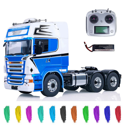 1/14 RC Traktor Lkw 6x6 LESU Metall Chassis RTR Fernbedienung Auto