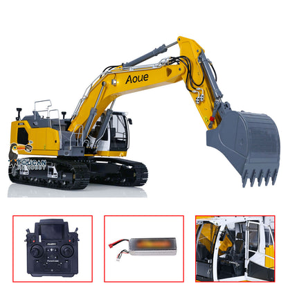 LESU 1/14 Aoue Metal Painted Assembled RTR LR945 Hydraulic RC Excavator Digger B0016