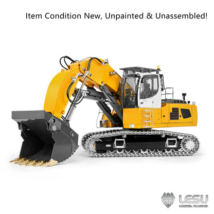 LESU Aoue LR956 1/14 Metal RC Front Shovel Digger B0041 Dual Pumps Hydraulic Excavator KIT/PNP/RTR with 4CH Valve Brushless Motor Light System