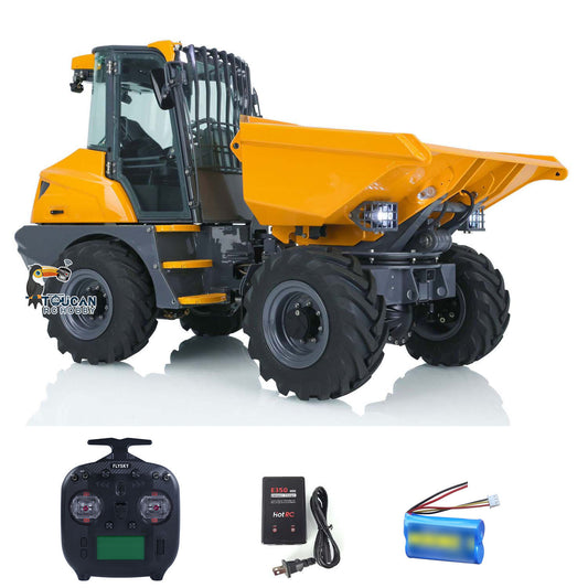 LESU 1/14 AOUE 6MDX Dumper articulé hydraulique assemblé en métal peint RTR A0011