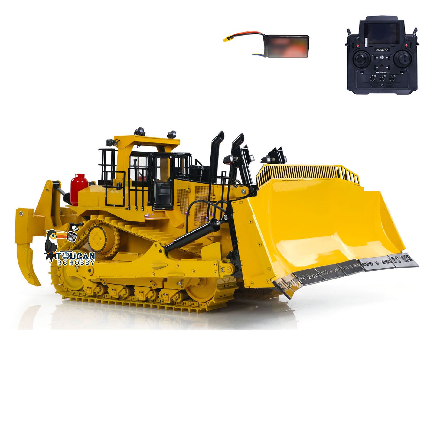 US Stock 1/14 Hydraulic RC Bulldozer Metal RTR Remote Control Dozers Model D11T Dozer