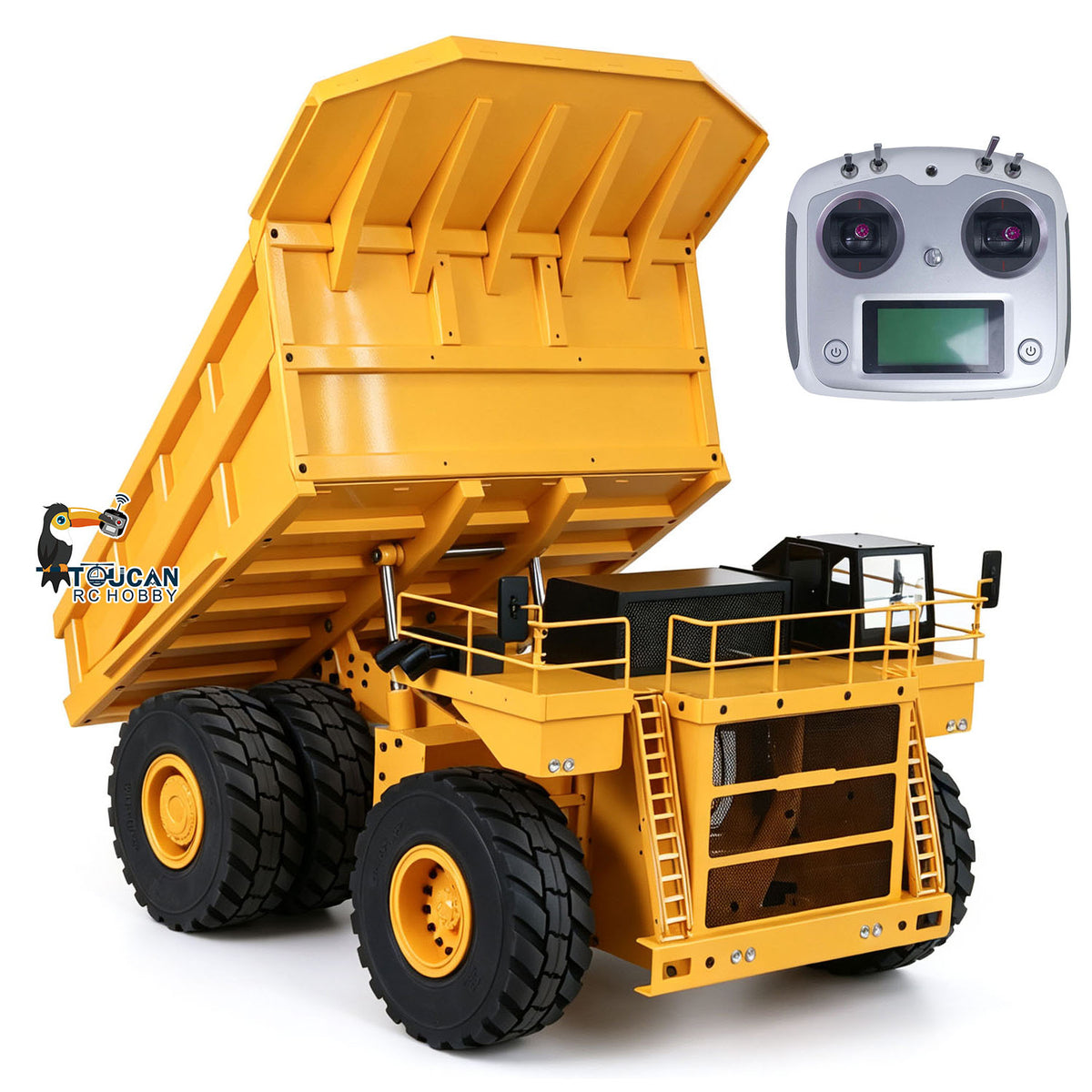 JDModel 1/14 4x4 118F Bogie RC Hydraulischer Bergbau-Dumper