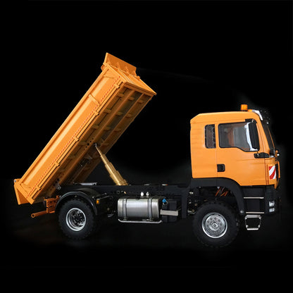 LESU 1/14 6x6 Metal TGS Dumper A/B Truck Model Light Sound Hydrualic System Motor Light Sound Opitonal Versions