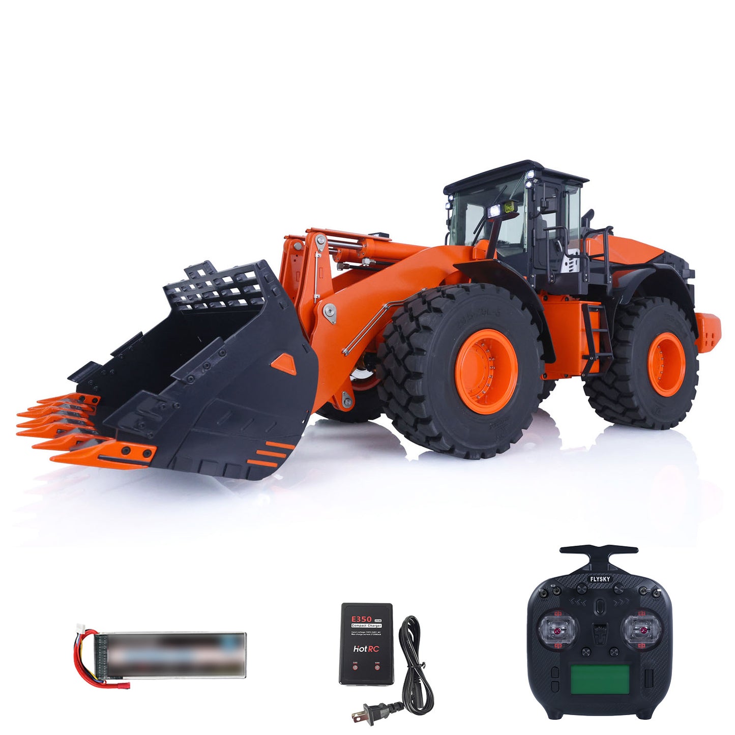 Fast Shipping 1/14 RC Hydraulic Loader for JDM 198 RTR ZW370 Construction Vehicles