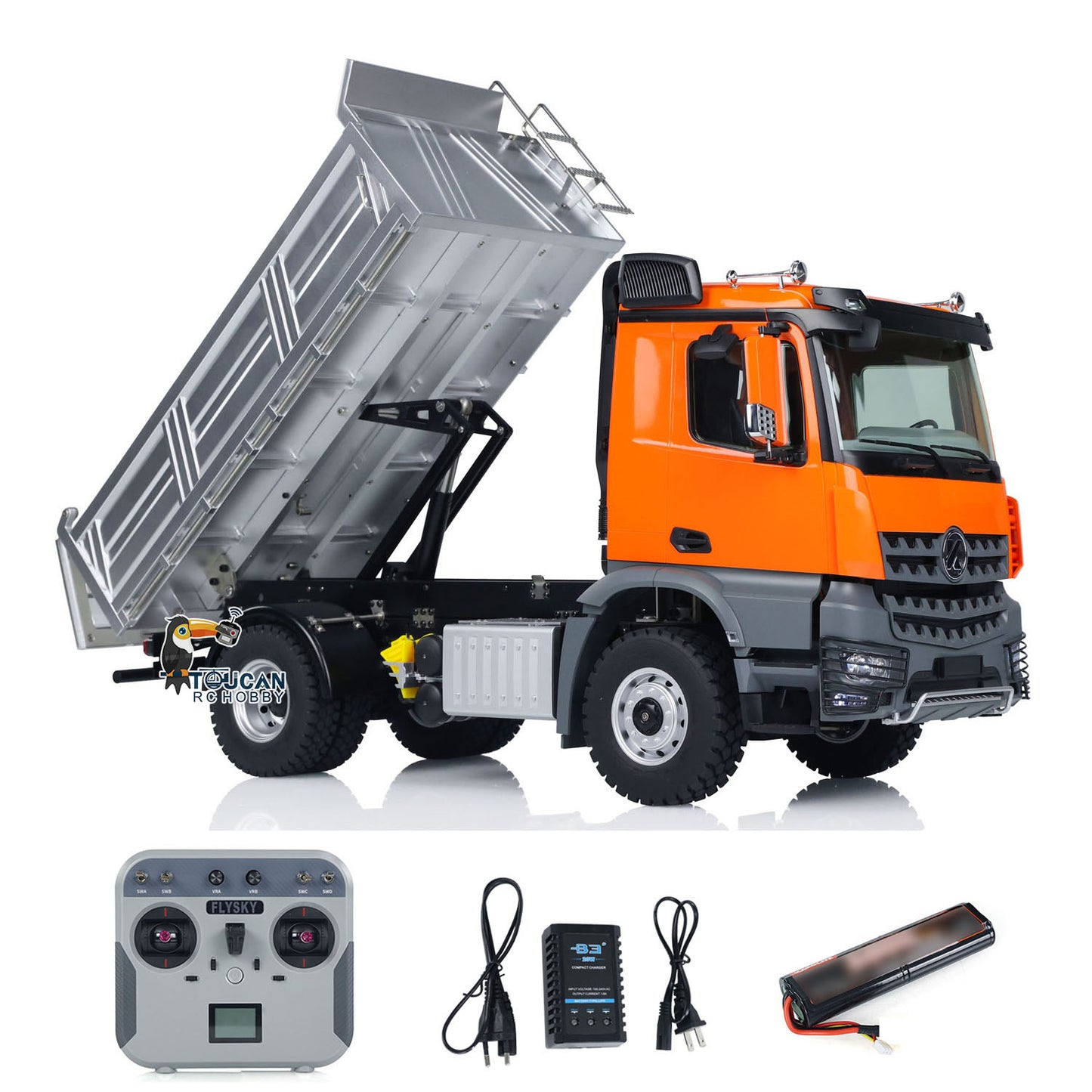 US STOCK 1/14 Kabolite 5701 RC Dump Truck 4x4 Remote Control Dumper Car Sound Light Model