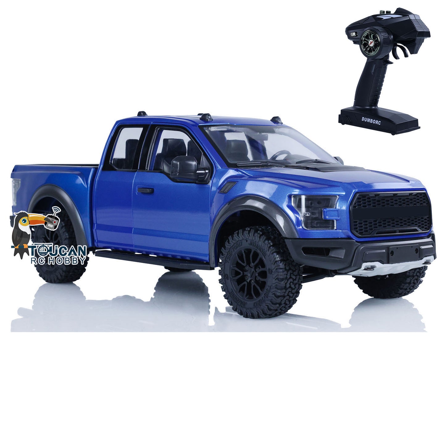 JDModel 1/10 F150 RC Racing Crawler Car Blue ARTR Version