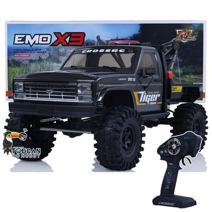 CORSSRC 4WD 1/8 EMO X3 RC Road Rescue Towing Crawler PNP