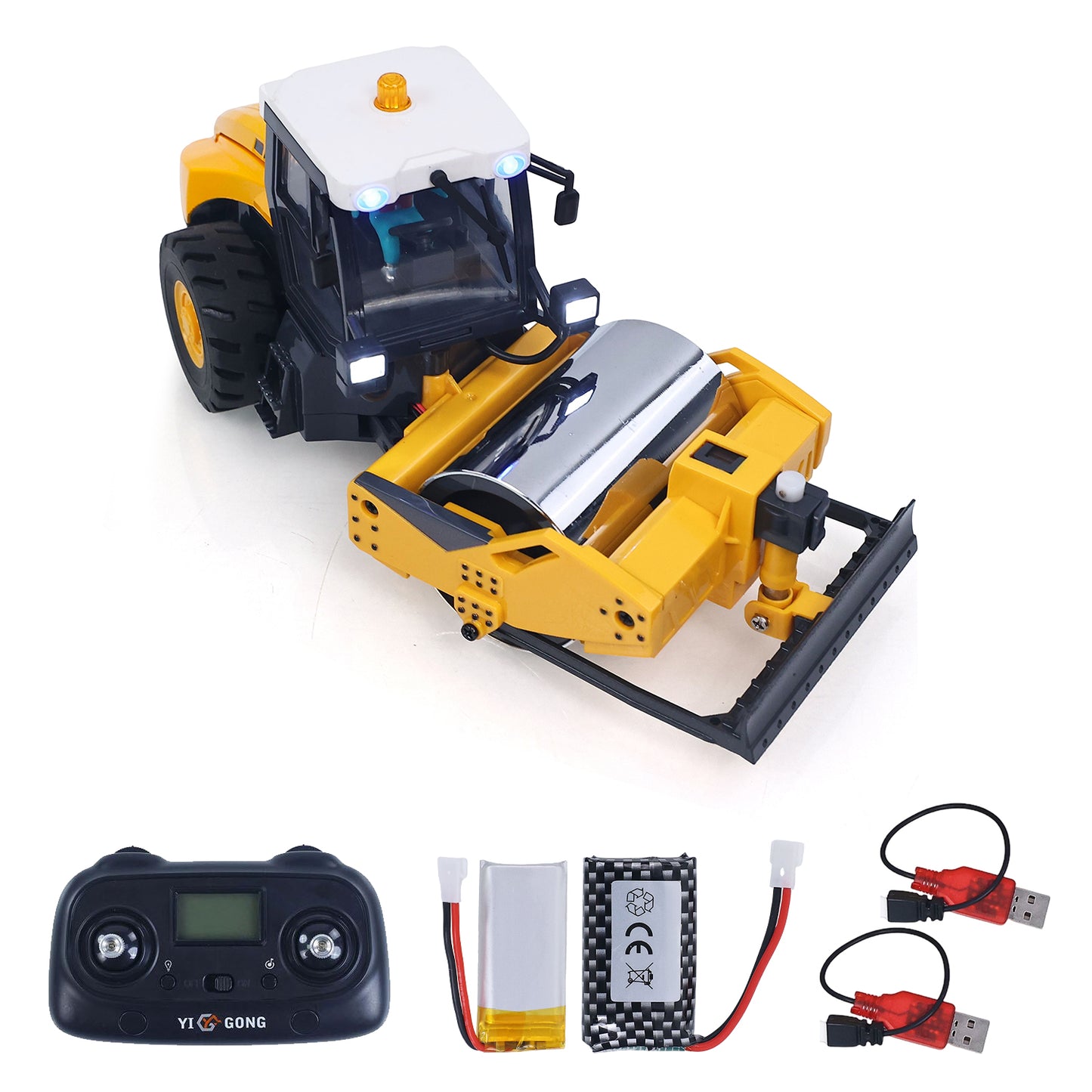 Deposit Pre-order Hydraulic RC Road Roller 131 Remote Control Construction Vehicles New Product Radio System