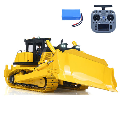 ONLY ONE US Stock Metal 1/12 RC Hydraulic Bulldozer D155AX RTR Heavy Dozer Model 7 Way Valve 1.0L Oil Pump 5 Plows Radio Master TX15 Radio Battery