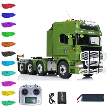 LESU 1/14 8X8 Metall Chassis RC Traktoren Lkw G-6057