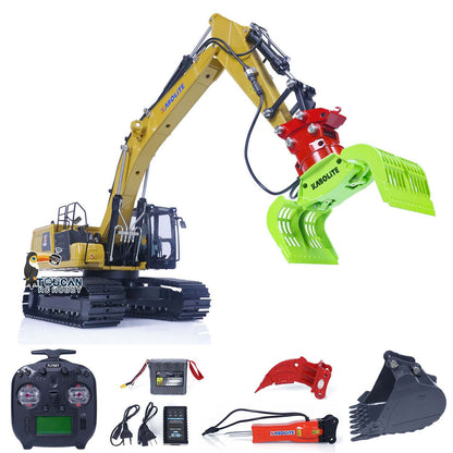 In Stock Kabolite K961-100S Metal 1/18 RC Hydraulic Excavator RTR