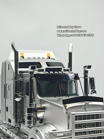 2 Speed W509 1/14 6x4 Metal Radio Control Tractor Truck JDM 518KS RC Lorry Car Motor No ESC Radio Light Sound System ARTR Model