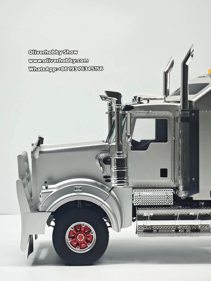 2 Speed W509 1/14 6x4 Metal Radio Control Tractor Truck JDM 518KS RC Lorry Car Motor No ESC Radio Light Sound System ARTR Model