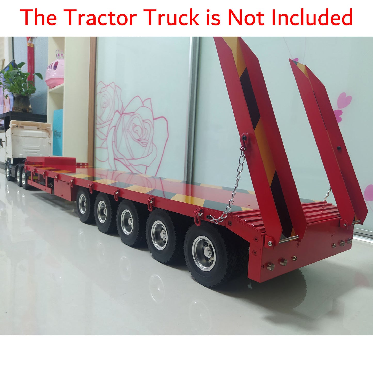 1/14 Metal 5-Axle Trailer Semi-trailer for RC Tractor Truck
