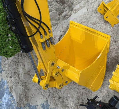 Metal Grading Bucket Ripper for 1/12 Hydraulic Remote Control Tracked Excavator C395 LR976 E650 RC Digger Model Construction Vehicle