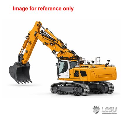 LESU Aoue LR956 1/14 Metal 3 Arms RC Hydraulic Excavator B0030 Dual Pumps Digger KIT/PNP/RTR Model with 10CH Valve Light System