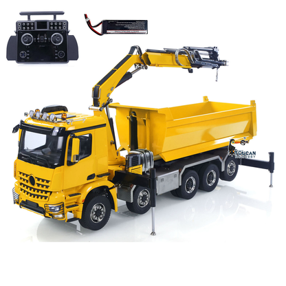 10x10 1/14 RC Hydraulikkran LKW Volldumper RTR XRLite Radio