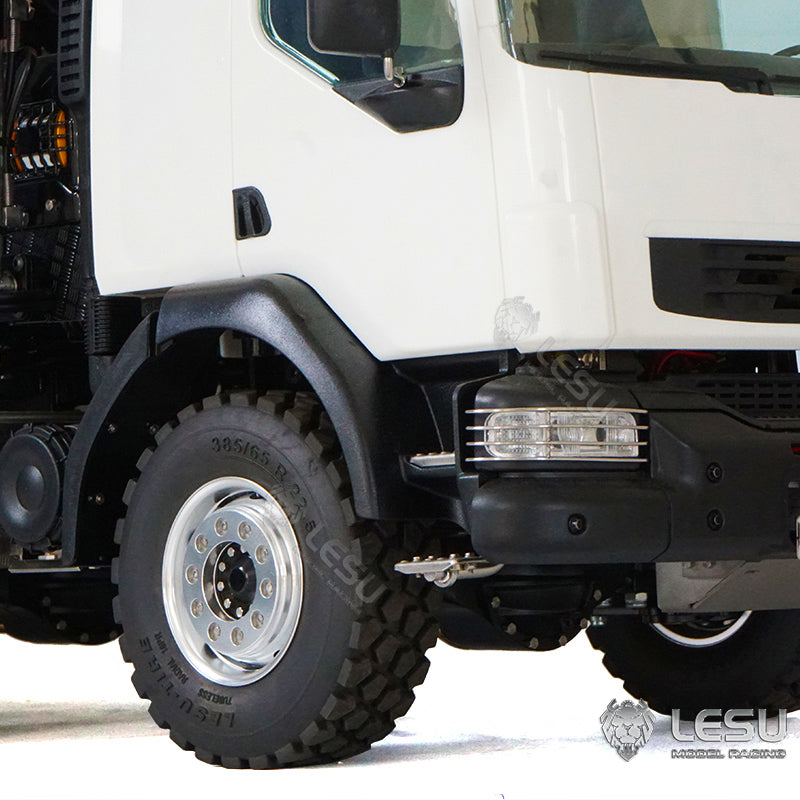 2Speed LESU Remote Control Hydraulic Roll on off Dumper Crane 1/14 RC Tipper Lock Differential Axle Metal 8X8 Chassis Gerabox