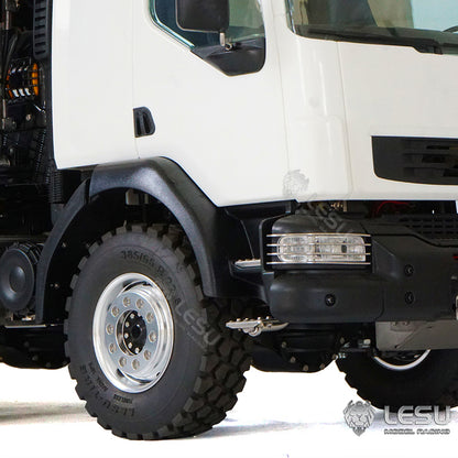 2Speed LESU Remote Control Hydraulic Roll on off Dumper Crane 1/14 RC Tipper Lock Differential Axle Metal 8X8 Chassis Gerabox
