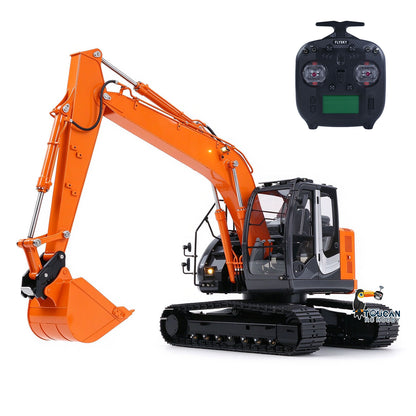 SFROG ZX135US LITE Metal Digger 1/14 RC Hydraulic Excavator 3CH Valve 3.5-4MPA Pump Manual Quick Coupler ST8 Radio Light Sound