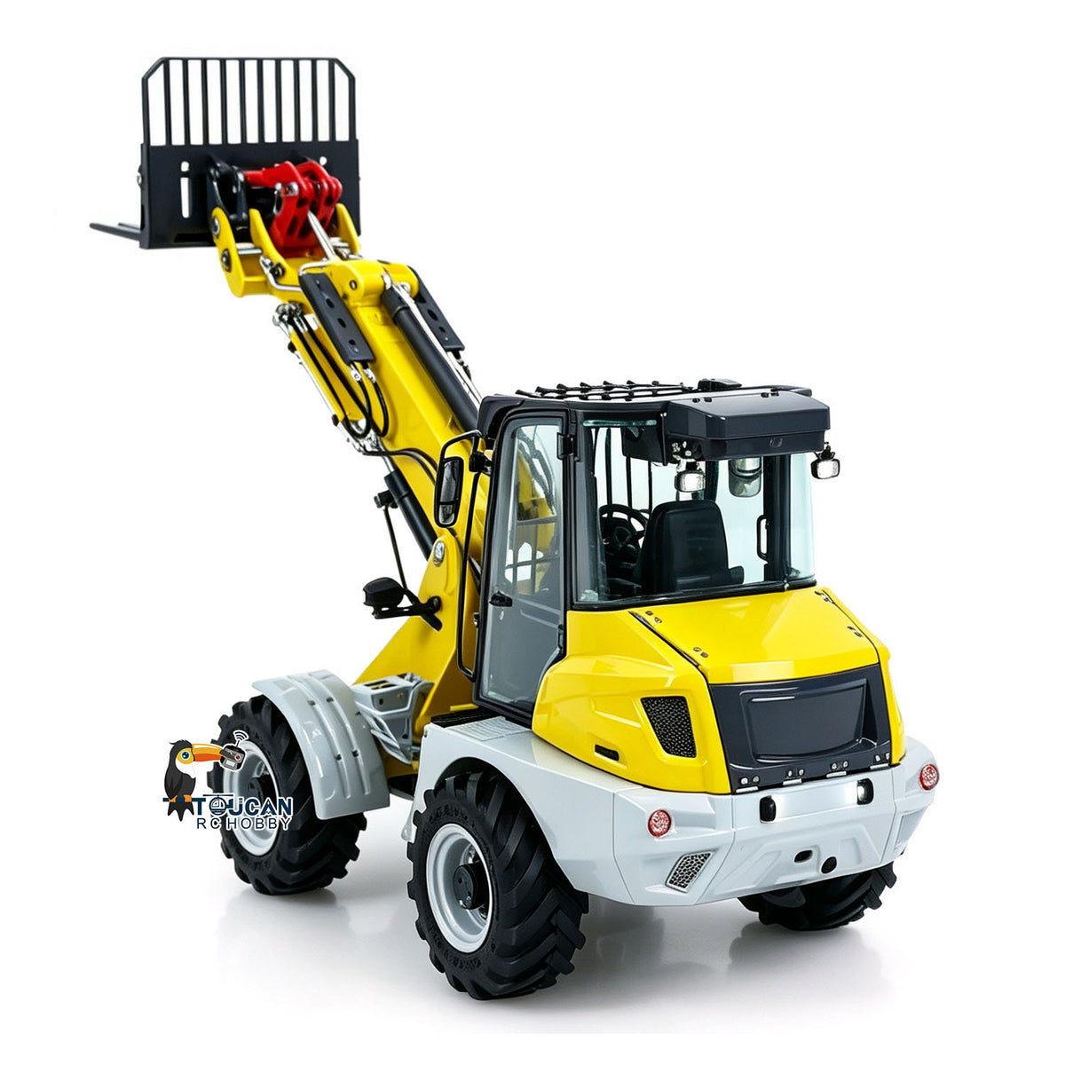 LESU RTR 1/14 Hydraulic RC Telescopic Arm Car Metal Loader AT1050 Forklift Truck