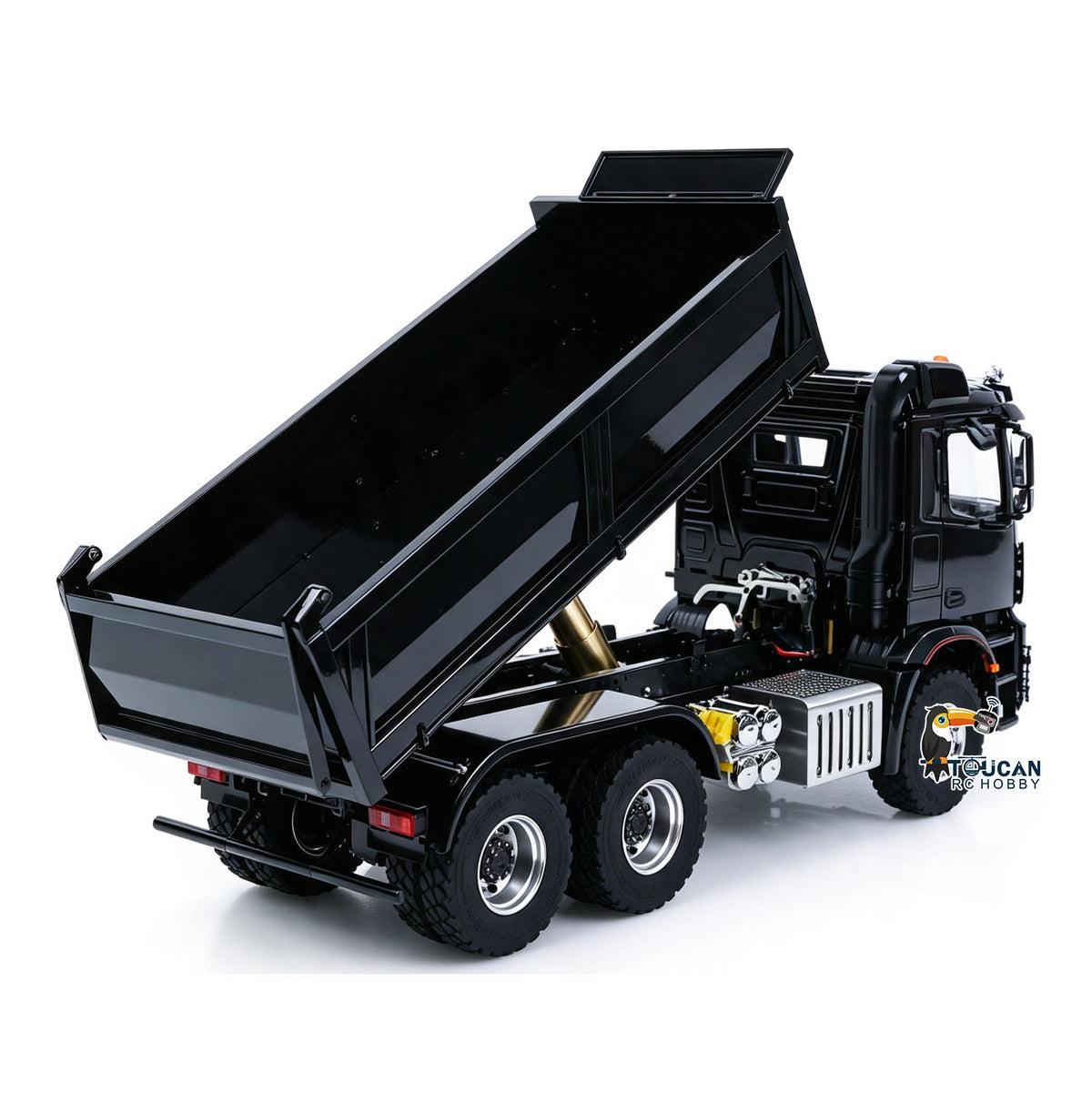 Fast Shipping 6X6 Metal Chassis 3348 RC Hydraulic Dumper 1/14 Radio Controlled Tipper NO Lock Light Sound Radio Battery Construction Truck RTR