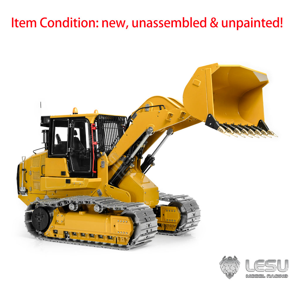 LESU 1/14 973K Hydraulic RC Loader Metal Tracked Model Without Rear Plow Openable Bucket KIT