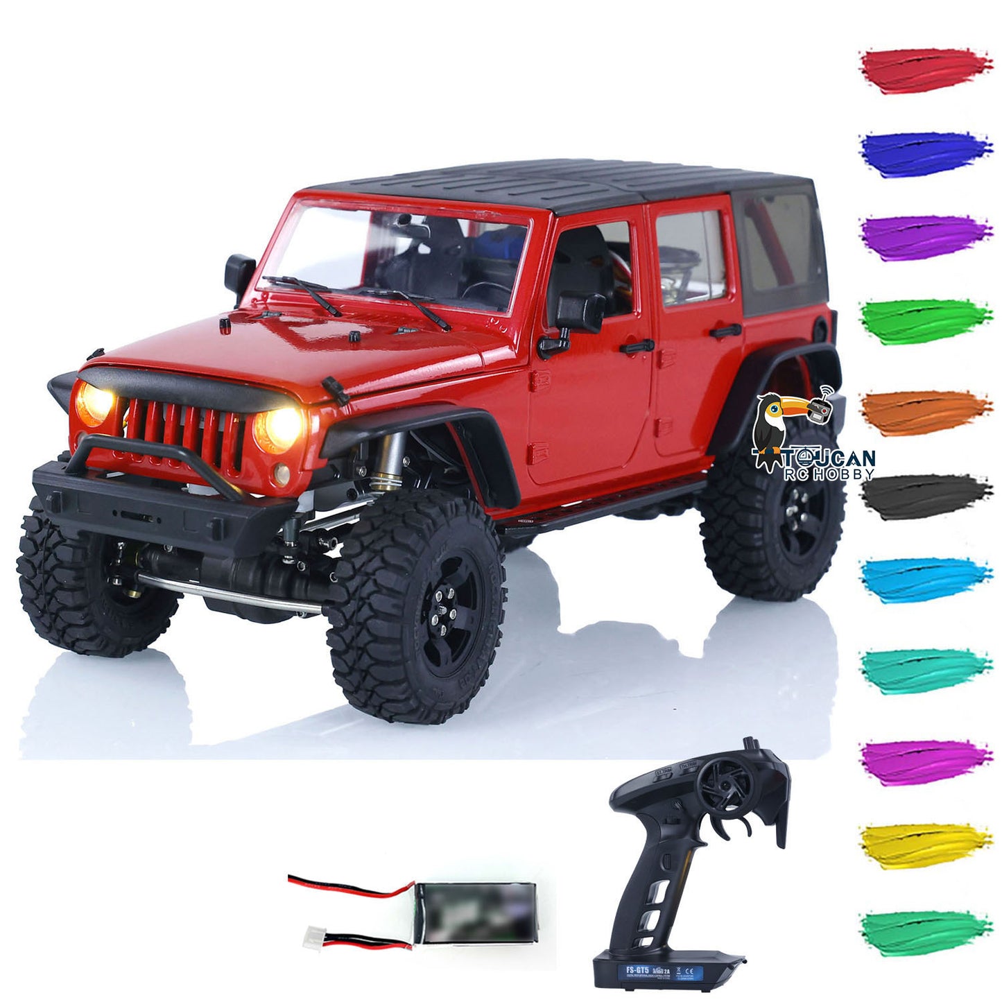 CAPO 1/18 RC Crawler Auto CUB2 RTR Fahrzeug 2-Gang Getriebe