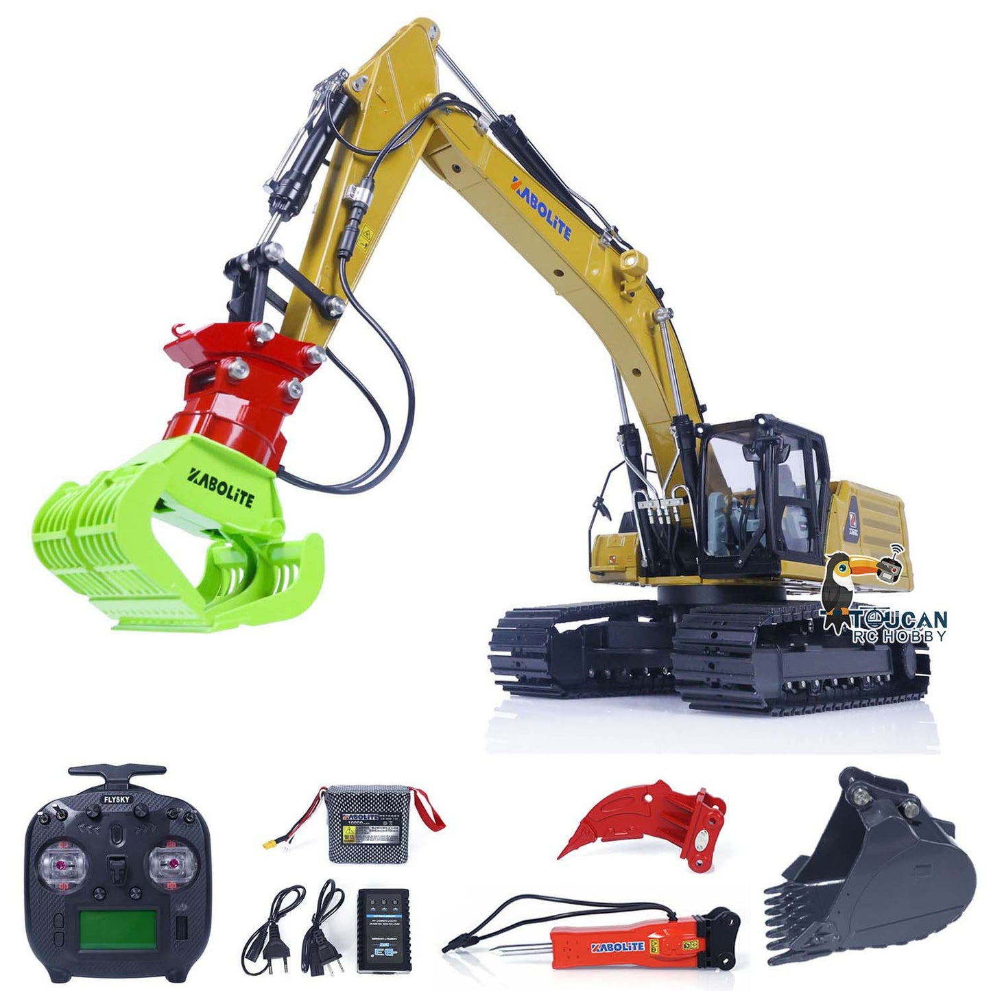 IN STOCK 1/18 RC Hydraulic Excavator Kabolite K961 100S RTR RC Digger Model